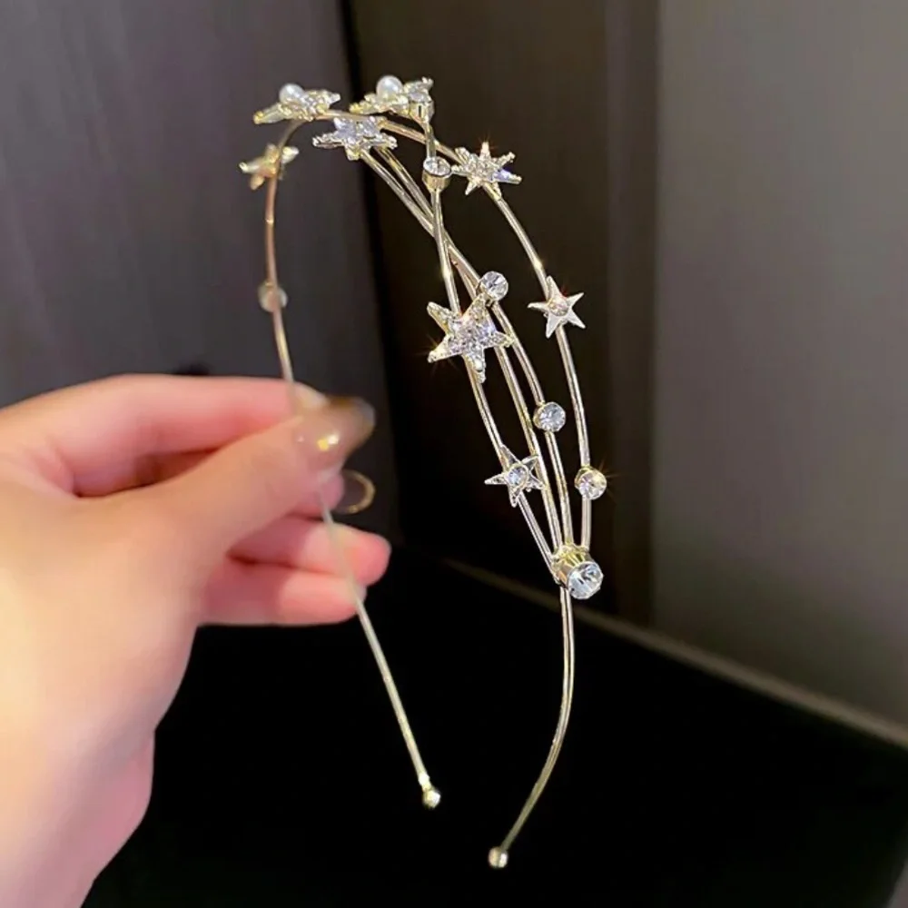 Star Crystal Hairbands, Wedding Hair Accessories - Picture 3 of 3